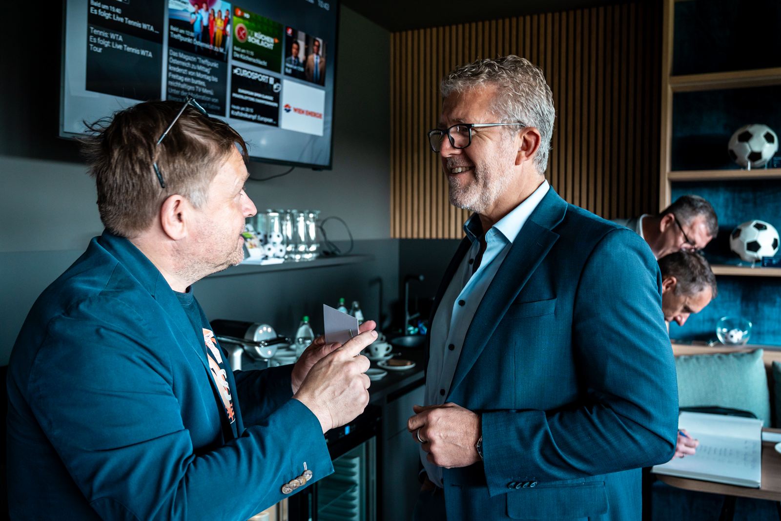Networking im Rapid-Stadion